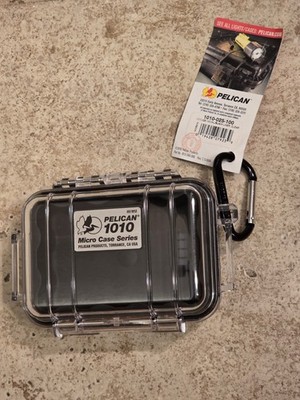 Pelican 1010 Micro Case Black Water Resistant Crushproof and Dustproof ( NEW )