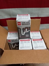 6pk Oatey 39016, Sure-Vent 1-1/2 in. x 2 in. PVC Air Admittance Valve New OB 