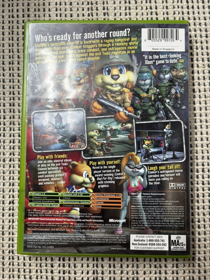 Conker Live & Reloaded Microsoft Xbox PAL - image 2 of 4