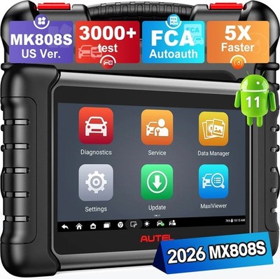 Autel MaxiCOM MX808S Full OBD2 Diagnostic as MK808S Bidirectional Scanner Tool 