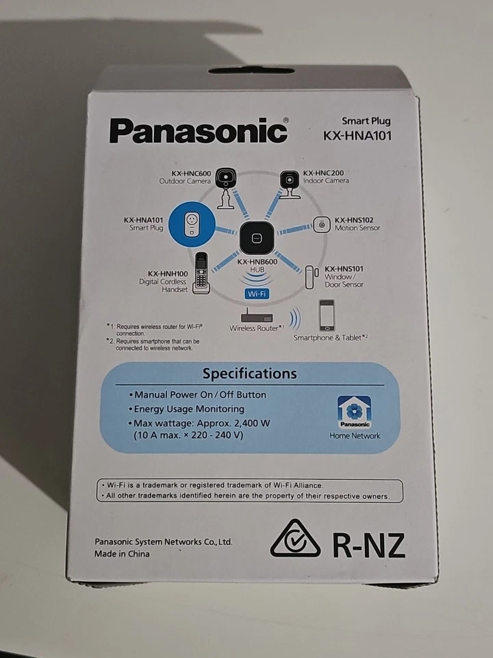 Panasonic Home Monitoring System Smart Plug (KX-HNA101) - Image 3 of 4