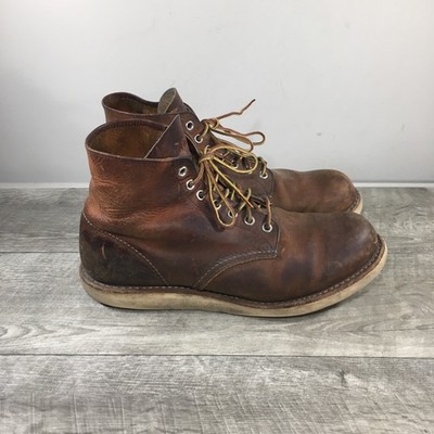 Red Wing 9111 Boots Men Size 10 D Heritage Round Toe Brown Leather USA Workwear Red Wing 9111 Boots Men Size 10 D Heritage Round Toe Brown  main image 4