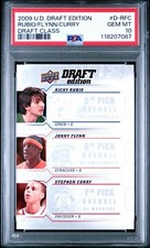 2009-10 UD Draft Editions - Stephen Curry, Ricky Rubio, Jonny Flynn #D-RFC (RC)