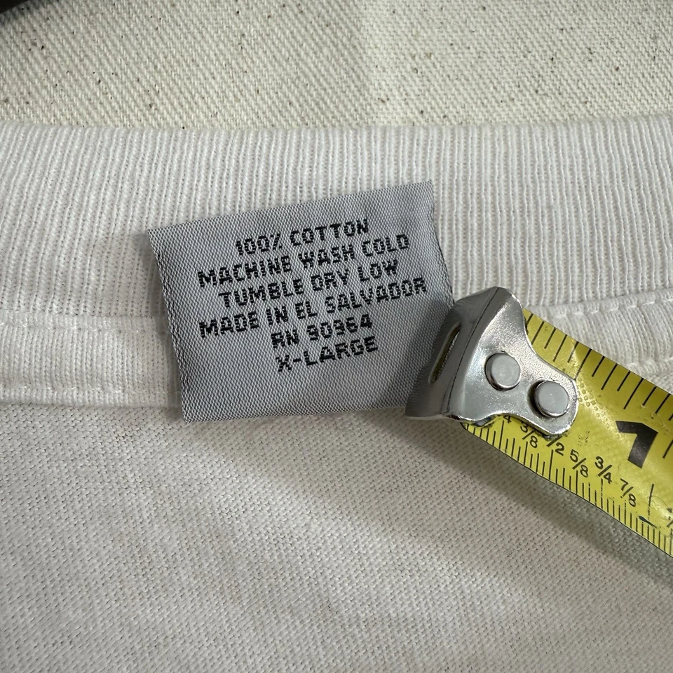 Vintage 1996 John Doe Scooby Doo White Cartoon Network Tee Shirt Size XL - Image 4 of 4