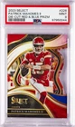 2023 PANINI SELECT DIE-CUT RED & BLUE PRIZM #226 PATRICK MAHOMES II PSA 9
