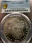 1884 CC PCGS MS63 Morgan Silver Dollar