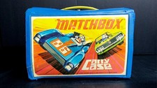 Matchbox Carry Case Trays And 24 Hot Wheels Matchbox Corgi Vintage Cars Trucks