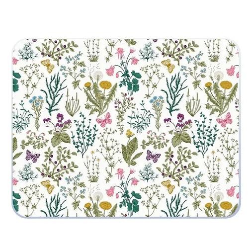 Tuftop Botanical Flowers Medium Glass Worktop Protector 30x40cm