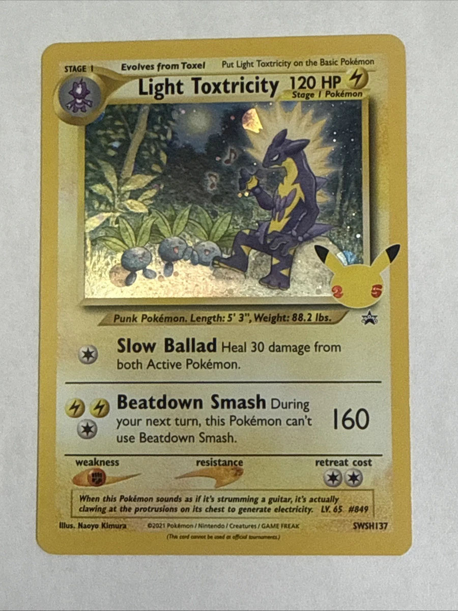 25+ Light Toxtricity Pokémon TCG Cards for sale | Updated Oct 2026