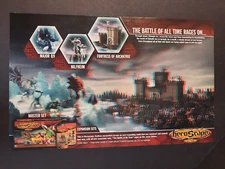 HEROSCAPE Tabletop Game 3D Promo Artwork Hasbro ~ Comic Page PRINT AD 2006
