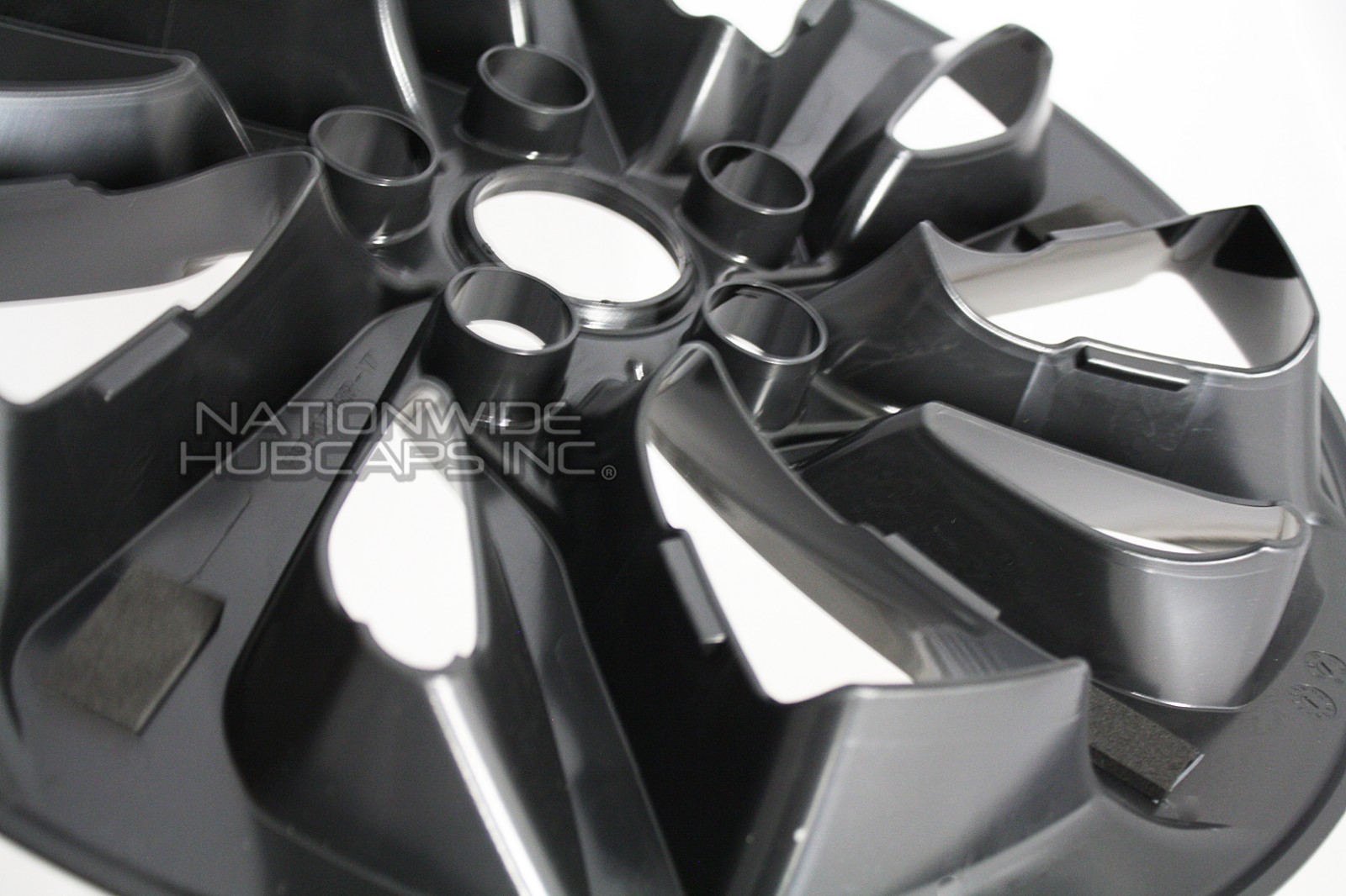 Set of 4 fit Hyundai Tucson 20162018 Black 17" Wheel Skins Hub Caps