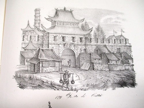 1842 Viaggio Al Mondo Dumont d'Urville~ Engravings~ MACAO ~Chinese culture CHINA - Picture 10 of 17