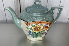 VTG Lusterware Tea Pot Floral Pattern  Lid Made in Japan