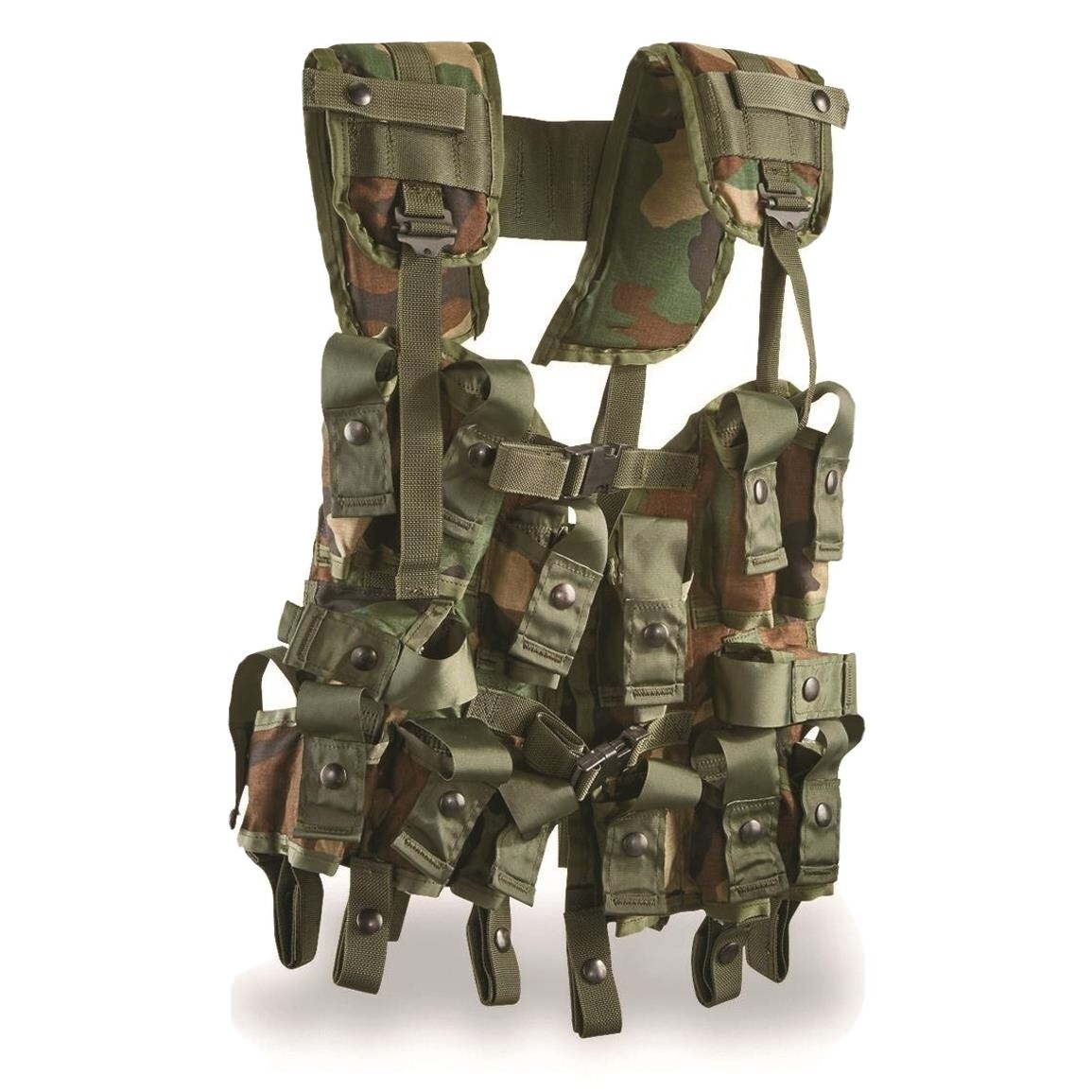 USGI GENIUNE ISSUE WOODLAND BDU 40MM GRENADE VEST | eBay