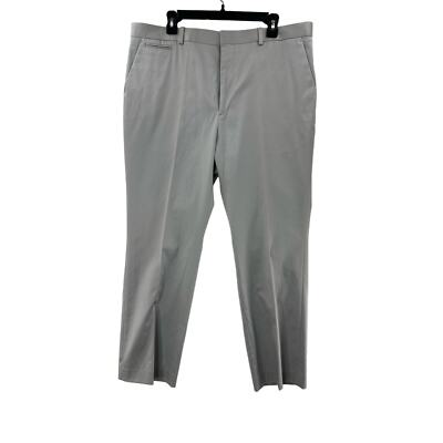 Perry Ellis Premium Mens Dress Pants Tailored Fit, Light Gray 38 X 29 NWT |  eBay