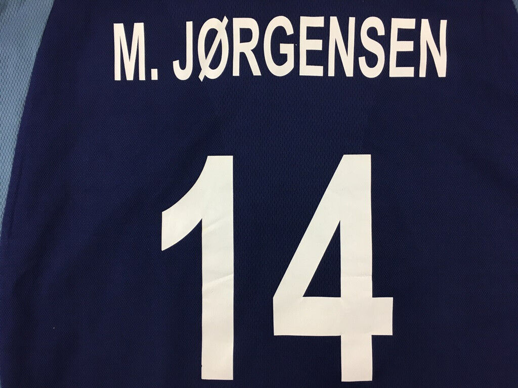 Brøndby IF 2001 2002 #14 Jorgensen Adidas shirt jersey Codan Brøndby IF 2001 2002 #14 Jorgensen Adidas shirt jersey Codan