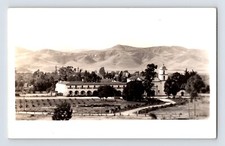 Oceanside California Mission San Luis Rey 1930s RPPC Postcard Unposted