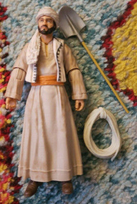 Sallah Indiana Jones Raiders of the Lost Ark Adventure Series 6'' NO Baf