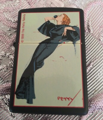 The Petty Girl Satin Doll Pinup Art 1999 Limited Edition Zippo Lighter Series II