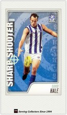 2009 AFL Herald Sun Cards Sharp Shooters Subset SS9 David Hale (North Melourne)