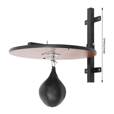 Speed Bag Platform Kit,  Heavy Duty Boxing Training Equipment with Punching Ball