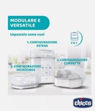 STERILIZZATORE A VAPORE CHICCO 3 in 1