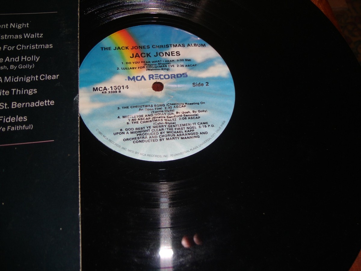 The Jack Jones Christmas Album MCA 15014 Black Cover NM/VG+ MG