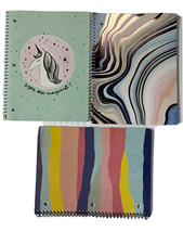 3 NOTEBOOK Subject WIDE Ruled Standard Notebook- 70 SHEETS LOT OF 3 BOOK