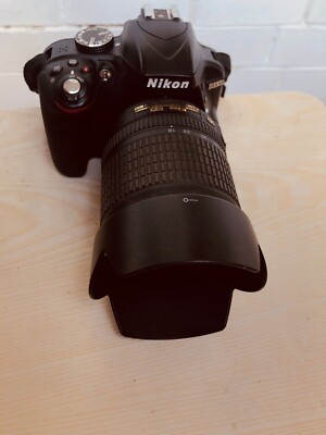 NIKON D3300 with 18-105 mm lens