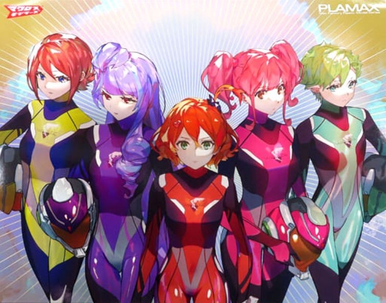 VF-31 Absolute Five!!!!! Set Macross Delta PLAMAX Minimum Figure