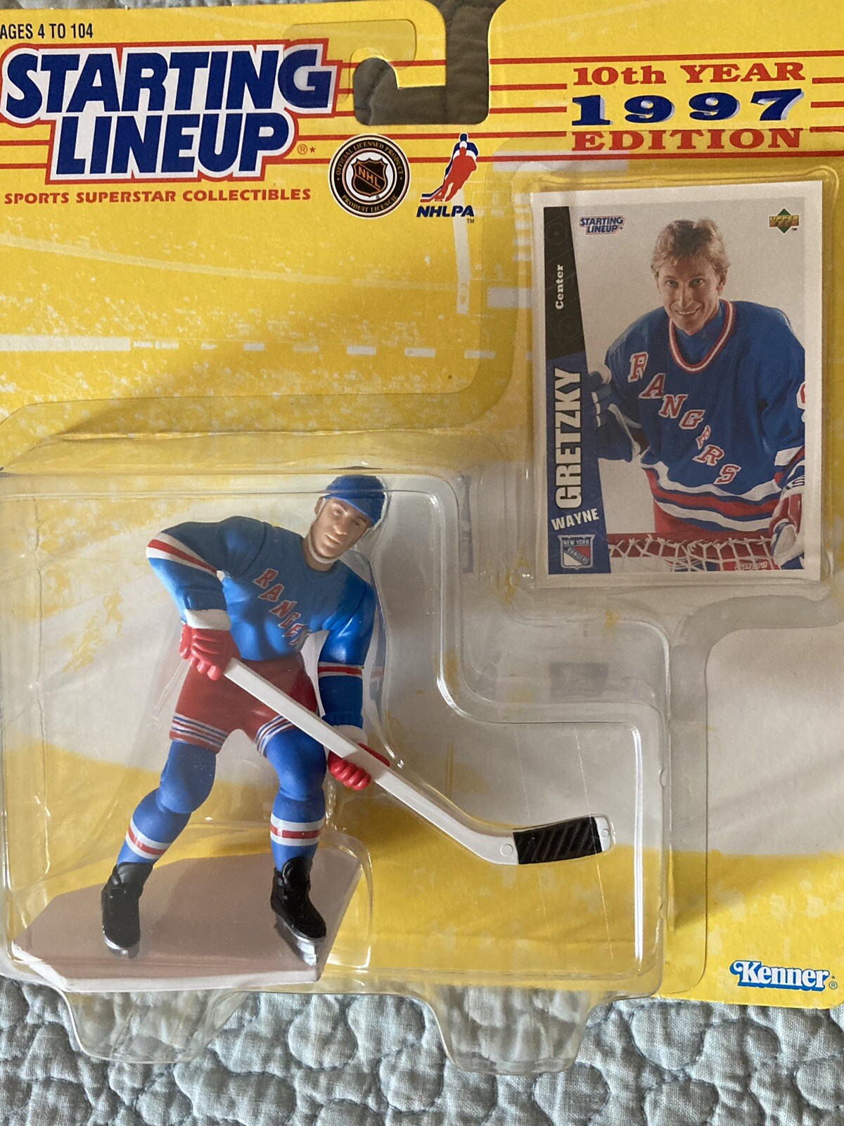 1997 Starting Lineup Wayne Gretzky SLU NHL New York Rangers eBay