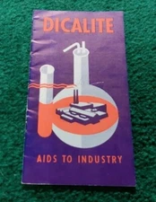 Vintage DICALITE COMPANY Brochure Fillers Insulation Filter Aids Absorbents