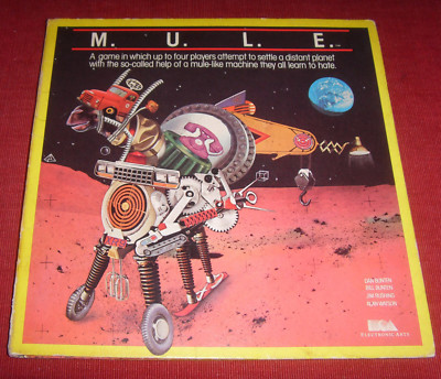 Disquette M.U.L.E. Atari 8bit - Boîte Originale Et Livret Fac-similé - Atari 400/800/XL