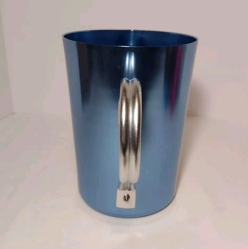 Blau eloxierter Aluminium Krug Rohrgriff 7-3/4" keine Dellen EUC - Bild 4 von 5