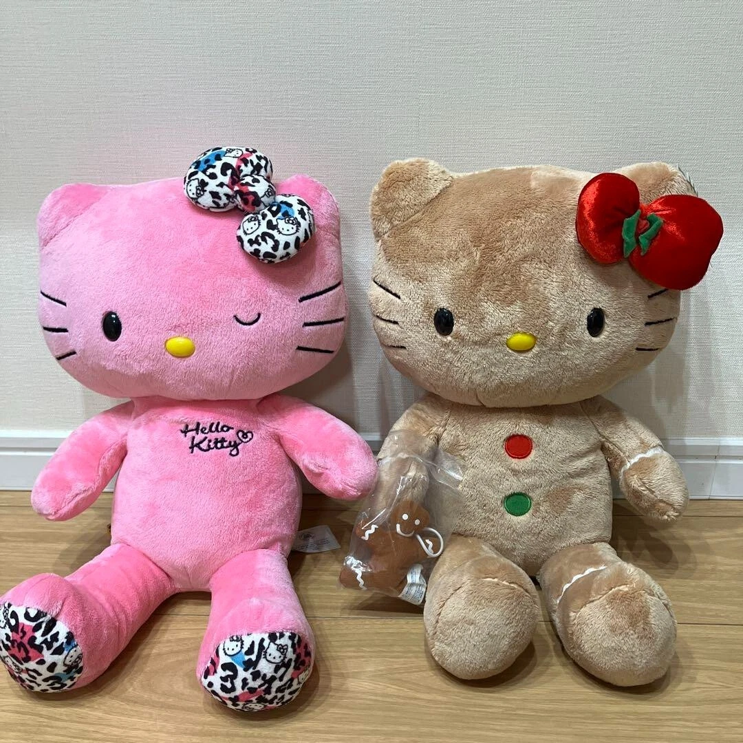 Hello Kitty Plush Mascot 2 set Build a Bear Sanrio Limited Vintage Rare Bulk