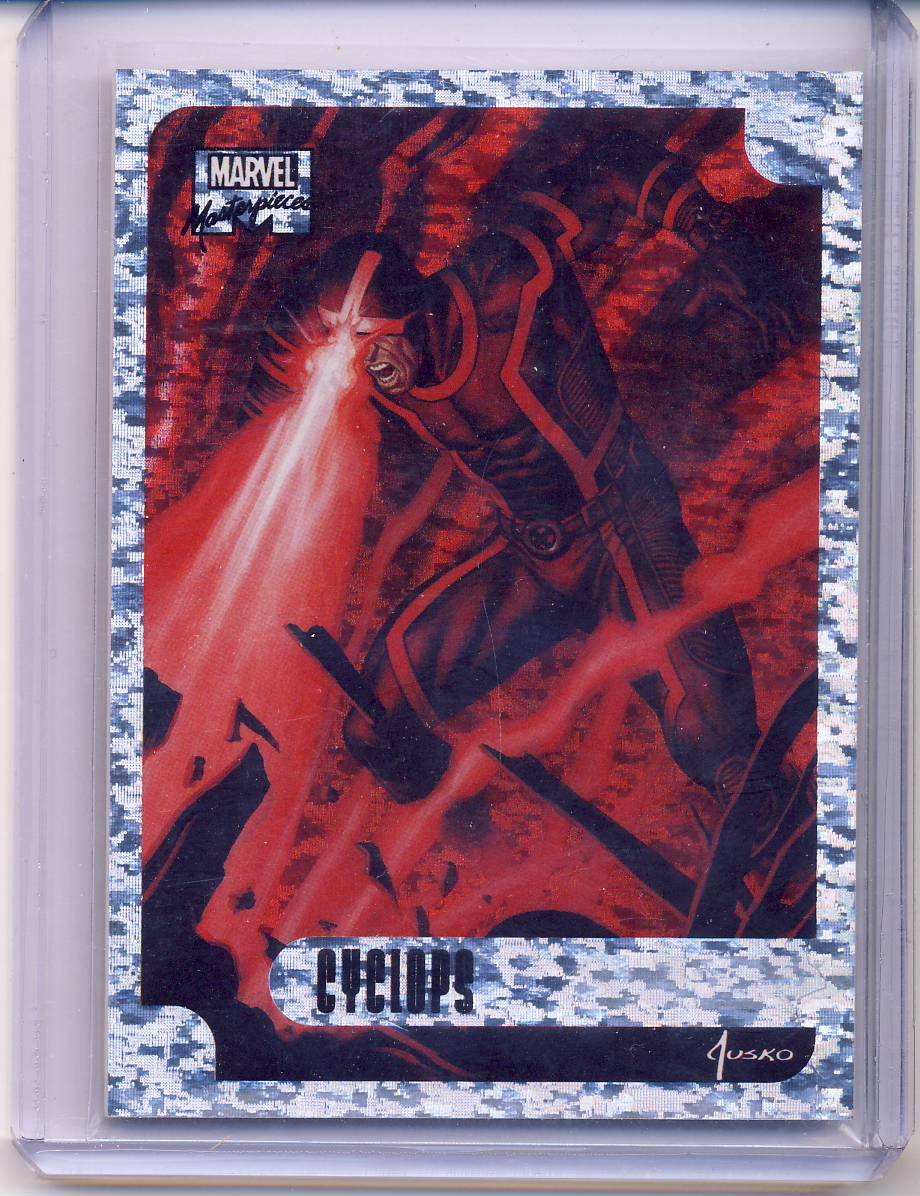 2016 Marvel Masterpieces Speckle Holofoil Cyclops 82/99
