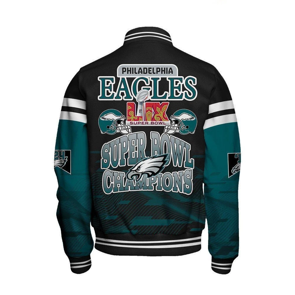 Philadelphia Eagles Super Bowl Lix Champions Jacket, Gift For Fan