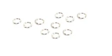 10 Open Jump Ring Sterling Silver O Ring Parts 20 Gauge FindingKing