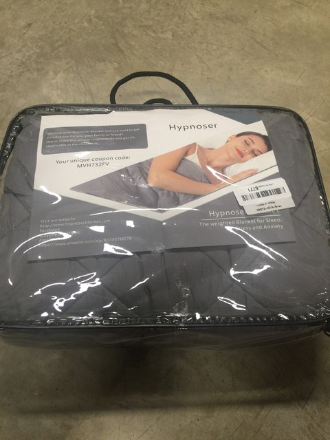Hypnoser Weighted Blanket 15 lbs for Adults and Kids Twin Size 48x72