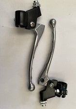 COPPIA COMANDI LEVE FRENO-FRIZIONE MOTO-ENDURO-CROSS-CICLOMOTORE D’EPOCA D.22