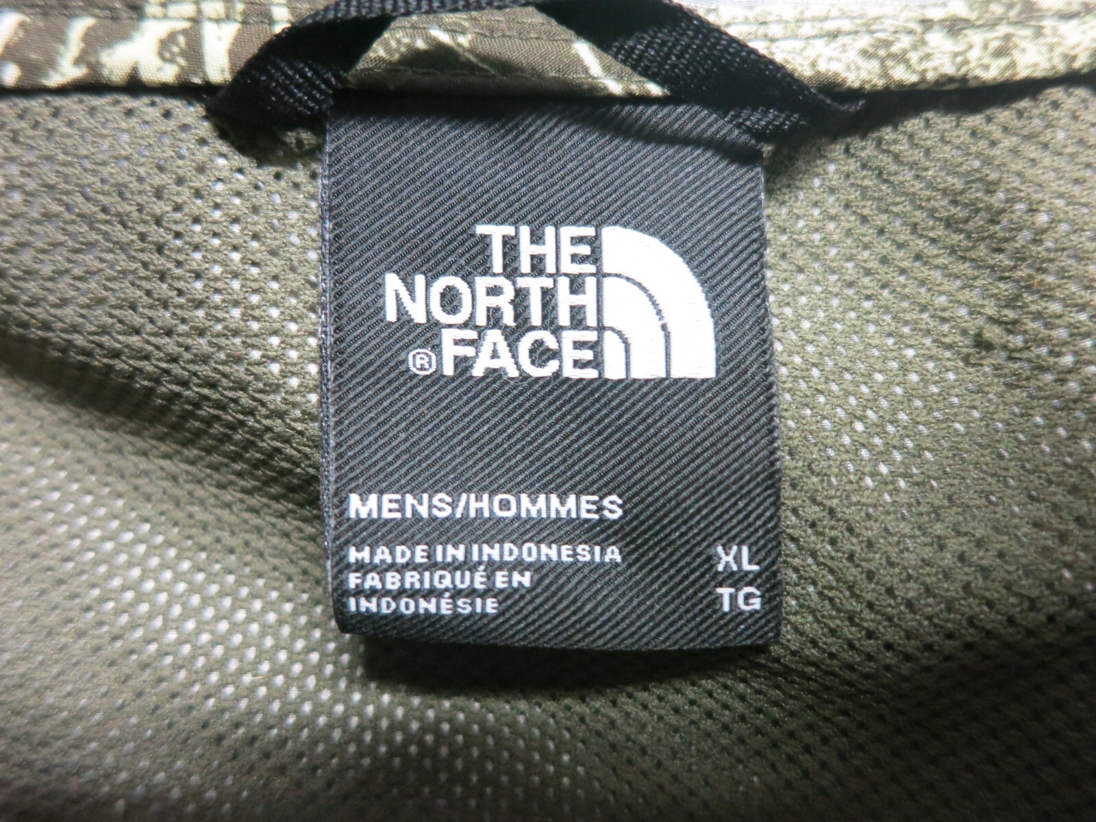 ALTRA THE NORTH FACE altro flyweight giacca con cappuccio blouson XL poliestere kaki