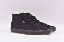 Men's Vans The Lizzie Suede High Top Sneakers in Fatigue Black, Size 6.5