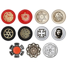Brass Concave Shutter Release Button Rubber Ring for Fujifilm Leica Nikon Sony