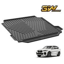 3W Floor Mat for BMW X5 2019-2025 All Weather Cargo Trunk Liner TPE Waterproof