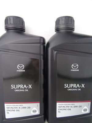 Mazda 0W20 SUPRA-X  SKYACTIV-X 0W-20 Original Motoröl Engine Oil 2x 1Liter