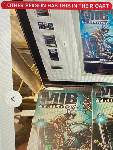 MEN IN BLACK 4K TRILOGY *RARE* 25 LANGUAGE STEELBOOK - Active DIGITAL:BB STORAGE - Bild 4 von 24