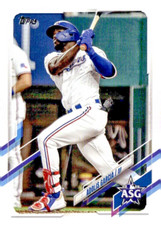 2021 Topps Update MLB All-Stars #ASG30 Adolis Garcia Baseball Card Rangers NrMt