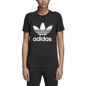 adidas black trefoil shirt
