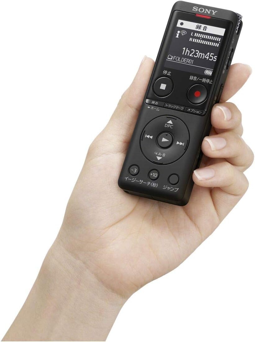 SONY ICD-UX575F Portable digital voice recorder Wide FM MP3/WMA 