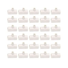 Pack of 30 Chicken Waterer PVC Tee Fittings Waterer Fully Automatic... Fast Ship